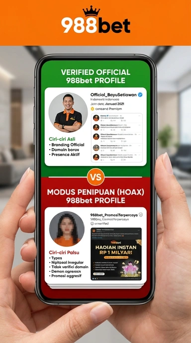 Tampilan kanal resmi 988bet